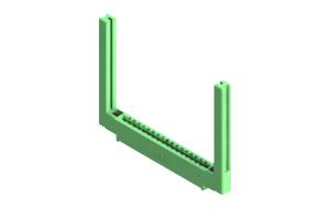 337-017-520-658 - EDAC Card Edge Connector